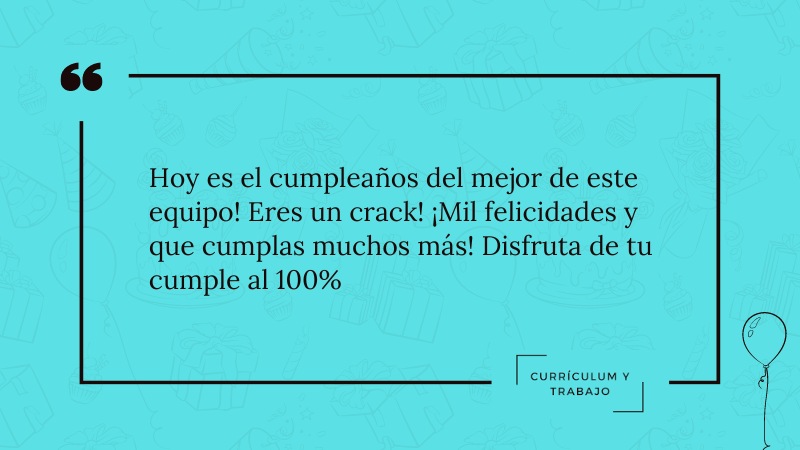 Mensajes de cumpleaños para un compañero a de trabajo